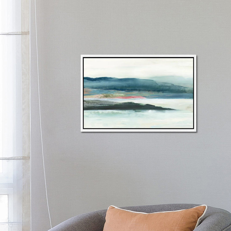 Peaceful Mind I by Allison Pearce - Wrapped Canvas Painting, 66.04 cm H x 45.72 cm W, White Framed Canvas