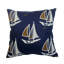 Housse de coussin en coton brodé Harmon