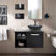 Ensemble de meuble-lavabo 28 "avec miroir Janaesha-502194859