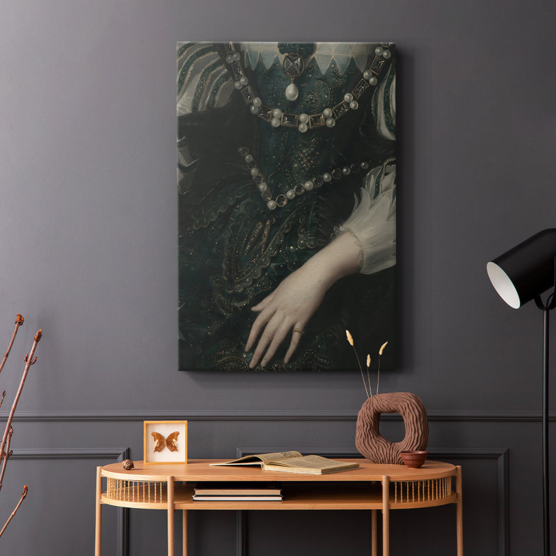 Impression de portrait rétro Cxxix - galerie enveloppée de cavas, H 12 po x l 8 po