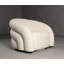 Fauteuil demi-tonneau en polyester Madian