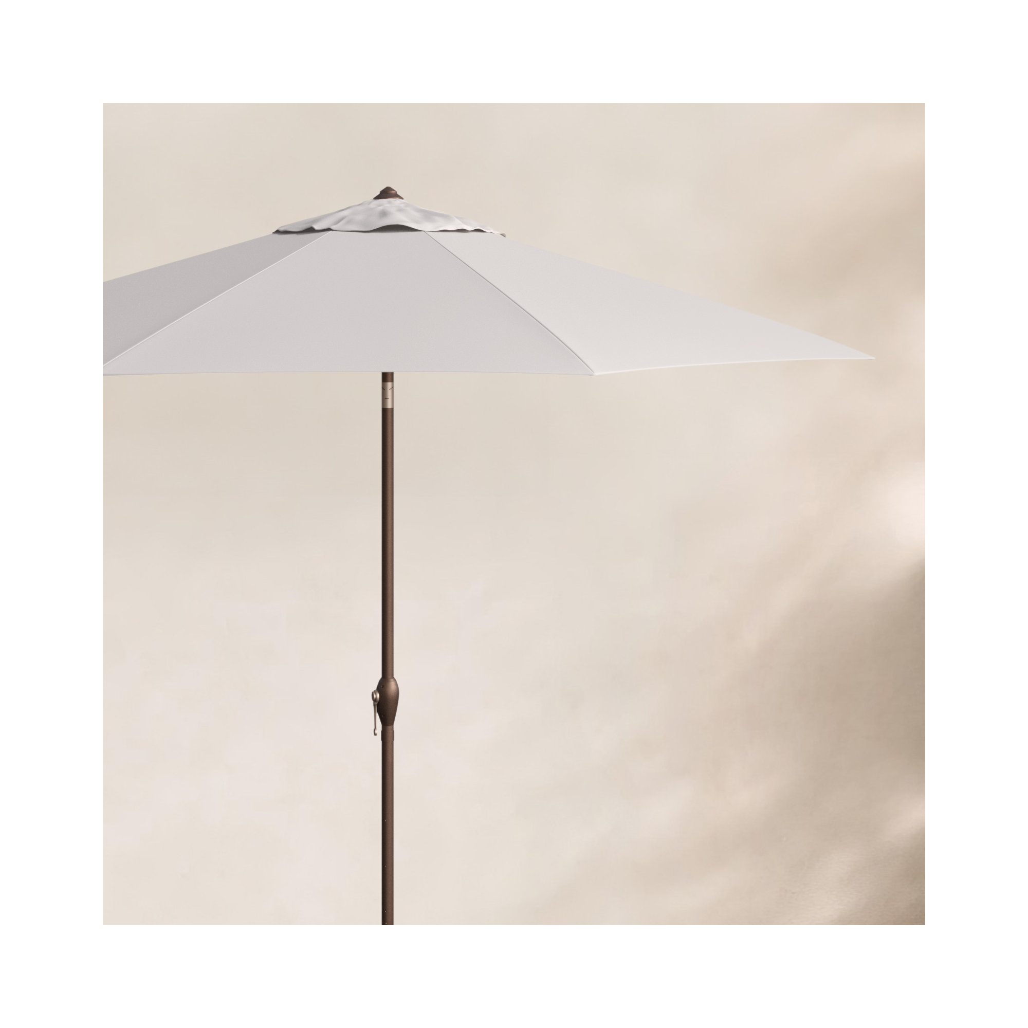 Colete 9' Market Sunbrella Umbrella, Cast Silver Sunbrella®, Bronze