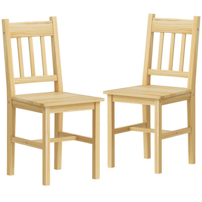 Side Chair in Brown