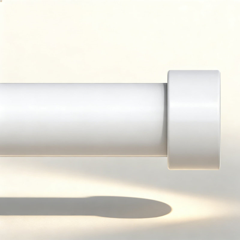 Tringle à rideaux réglable robuste, tringle à rideaux en acier de 1 pouce de diamètre avec embouts modernes, supporte jusqu'à 30 lb, installation facile pour les fenêtres de 36 à 88 pouces