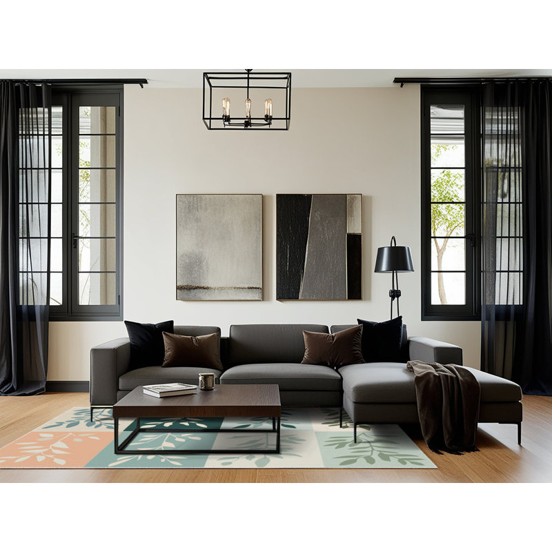 Forest Serenity Rug, Square 6'