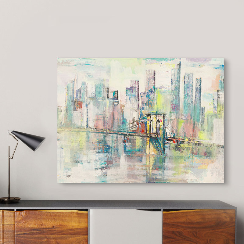 Morning In Manhattan by Luigi Florio - Wrapped Canvas Art Prints, 50cm H x 70cm W x 4cm D