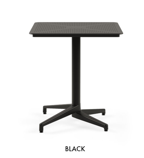 Tilia MOON 70cm Square Table, Black