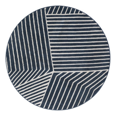 Latitude Run® Orkla Nikolis Rug Blue