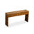 65.35" Brown Rectangular Solid Wood Console Table