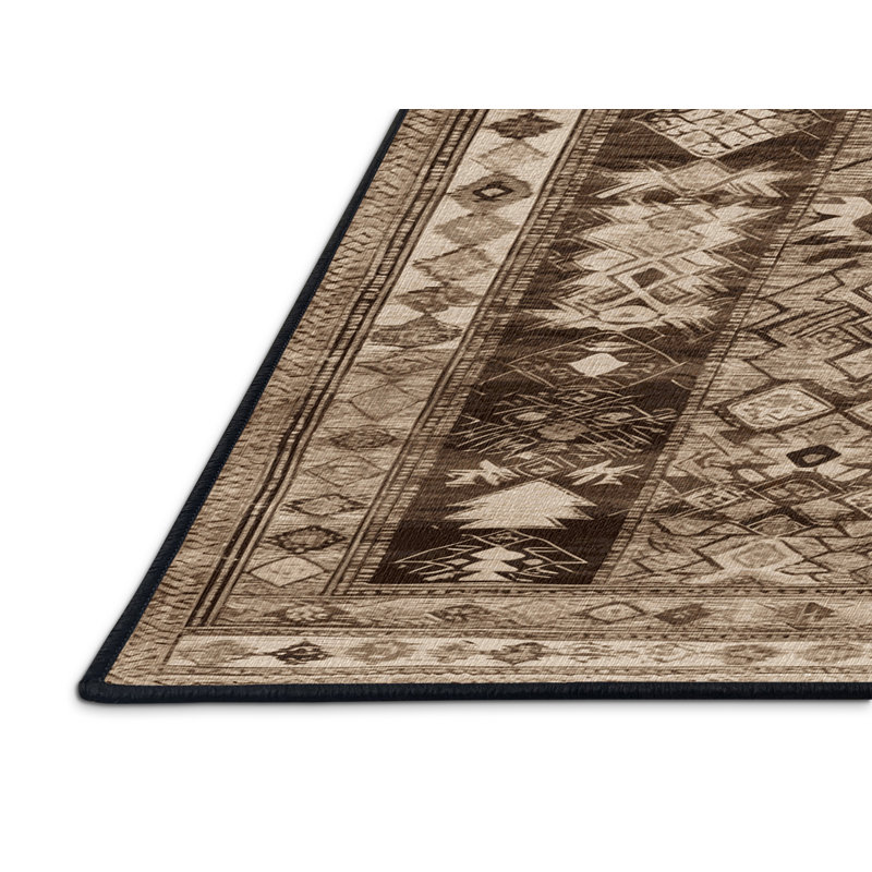 Tapis lavable à motifs matelassés Farm, Rectangulaire 2 pi x 3 pi