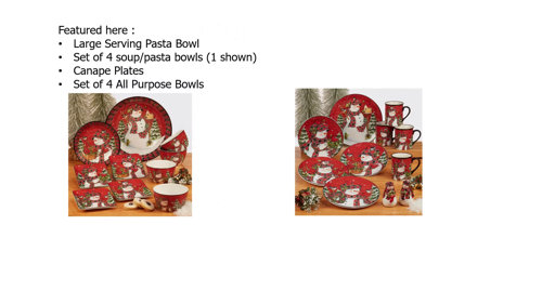 16pc Christmas Lodge Santa Dinnerware Set - Certified International : Target