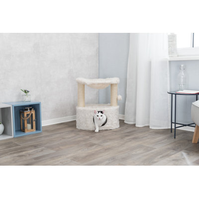 Arbre à chat 24 po, deux poteaux à griffer en sisal, hamac pour chat, jouet suspendu pour chat Trixie Baza Grande