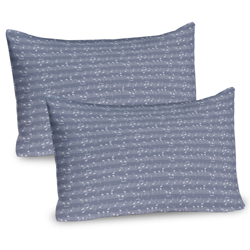 Ensemble de 2 taies décoratives Ambesonne Gray, H 20 po x l 30 po