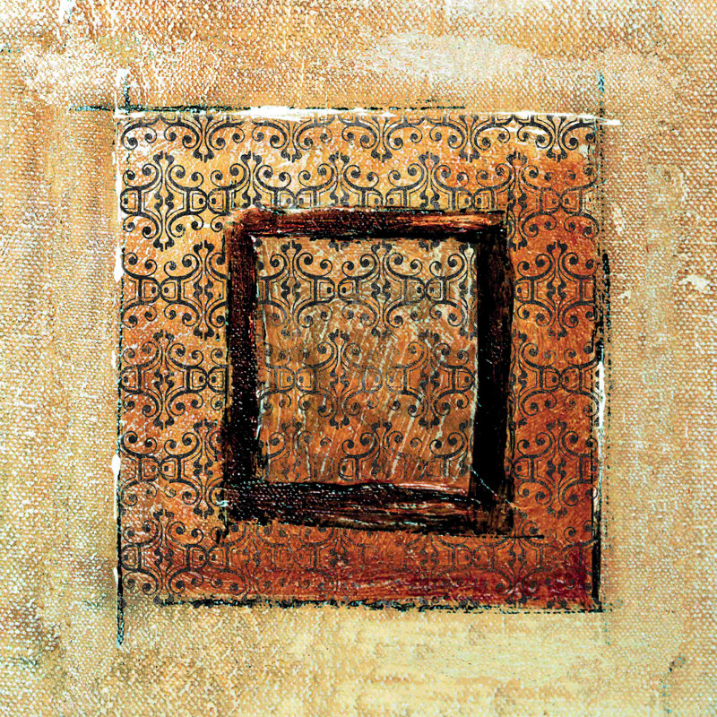 Quadrate 22 - peinture sur toile tendue, H 30 po x l 30 po