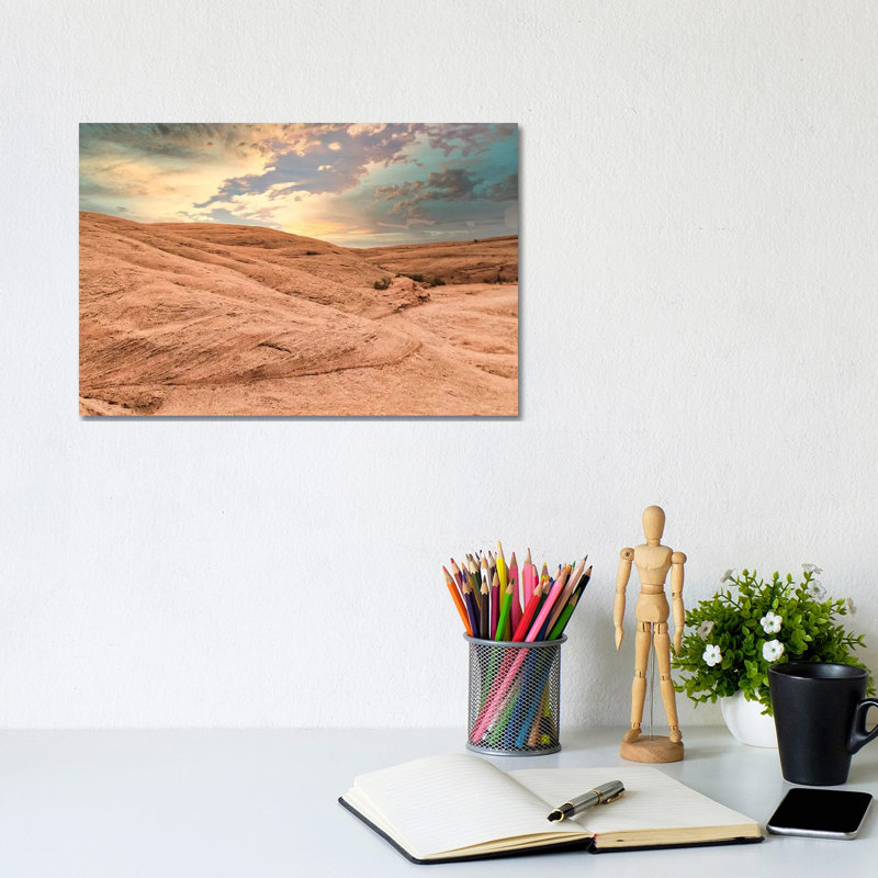 Desert Glow by Mark Paulda - Print on Canvas, Wrapped Canvas, 20.32cm H x 30.48cm W x 1.91cm D