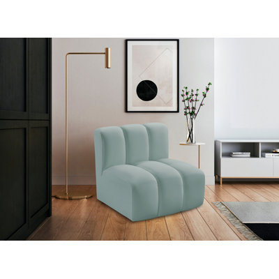 Chaise d'appoint en cuir végétalien Hurbert