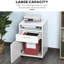 Rangement mobile avec classeur en bois-190200484