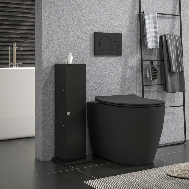 3-tier Bathroom Storage Cabinet – Engineered Wood Organizer With Top Tissue Hole, Bathroom/kitchen/laundry Must-have