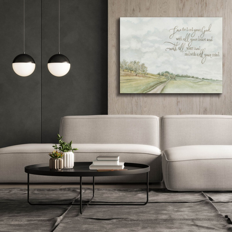  «Love The Lord» par Cindy Jacobs, art mural sur toile, 54 po x 40 po