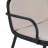 Outdoor PP 3PCS CHAT SET, Black Frame With Beige Cushion, (2Pcs Club Chairs And 1Pcs Loveseat)-1223641210-1223641211