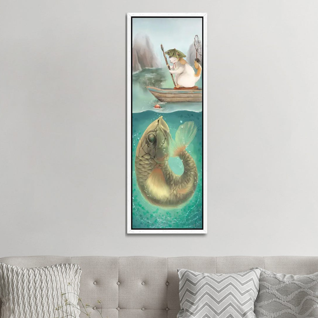 Be Careful What You Fish For - Painting on Canvas