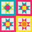 AccuQuilt GO! Matrice de découpe de tissu à bord 12 po Ohio Star pour projets de courtepointe