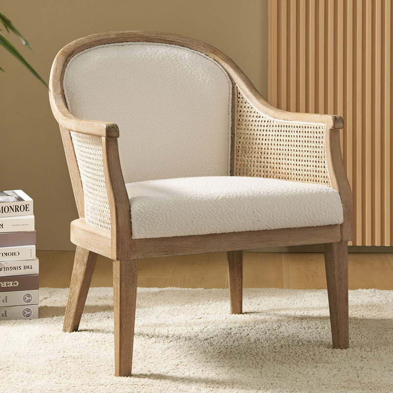 Fauteuil Xaver, Polyester ivoire