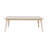 Unfinished Solid Wood Dining Table