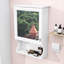 Armoire de rangement murale avec miroir-1653466063