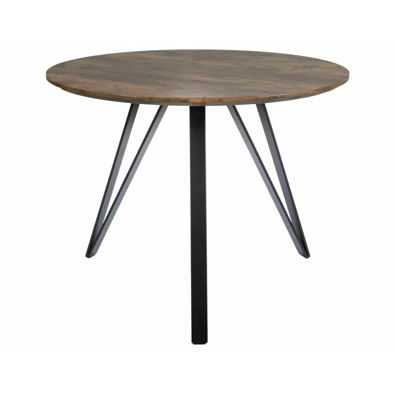 Berwyn Round Metal Base Dining Table