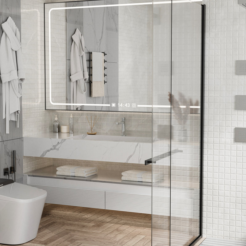 Robinet de lavabo pour salle de bain à poignée simple 7 "H, Chrome