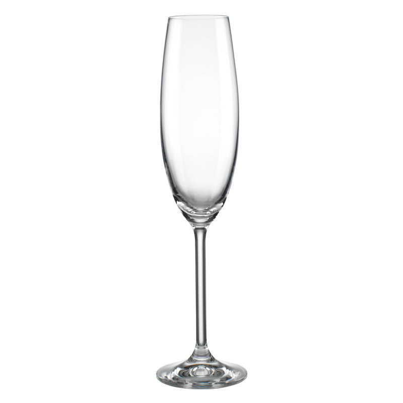 Tuscany Classics Clear Crystal Champagne Flute Set