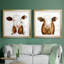 Cow Cowe I - ensemble de 2 peintures encadrées-155459079-155459077