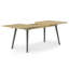 Beachside - Table de salle à manger extensible pour l'extérieur - Teck clair