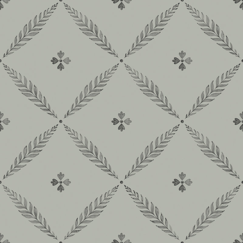 Asbury 10.05m x 53cm Matte Wallpaper Roll, Green