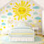 Adhésif décoratif grand soleil 65 pièces