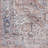 Orhideja Oriental Machine Woven Area Rug in Blue/Red-1301568166