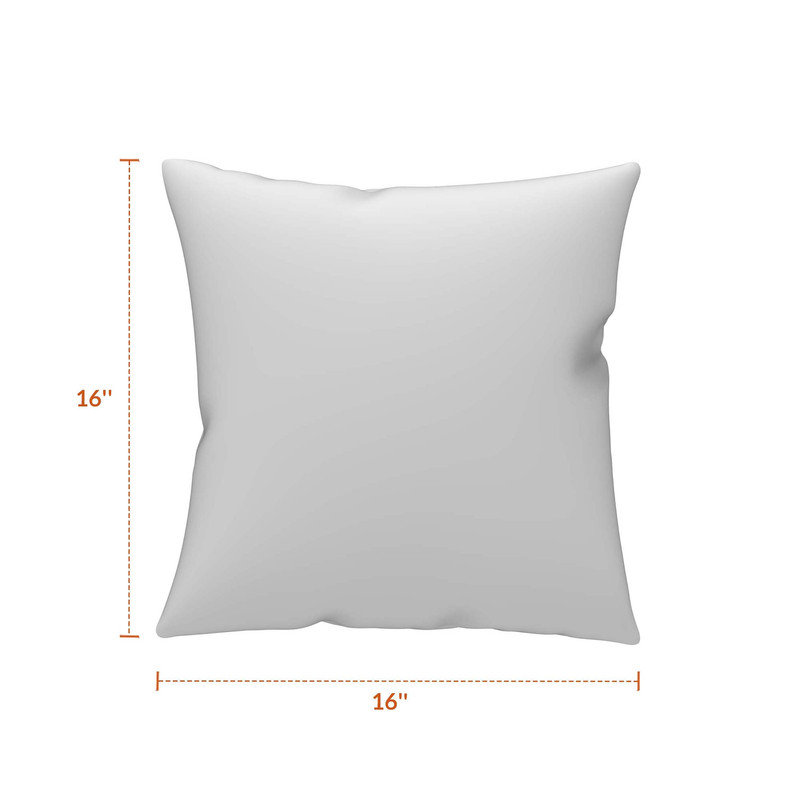 Sunbrella® Indoor/Outdoor Throw Pillows, Square Throw Pillows Inserts with Covers (Set of 2), Canvas Natural