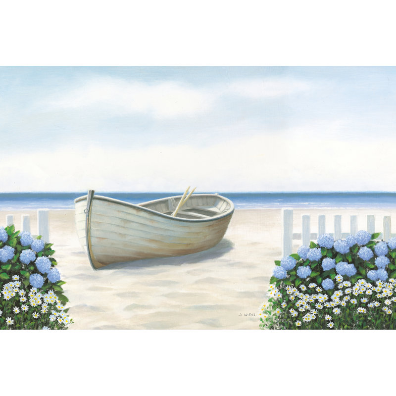 " Beach Days I " by James Wiens Painting Print, 32" H x 48" W x 1.25" D