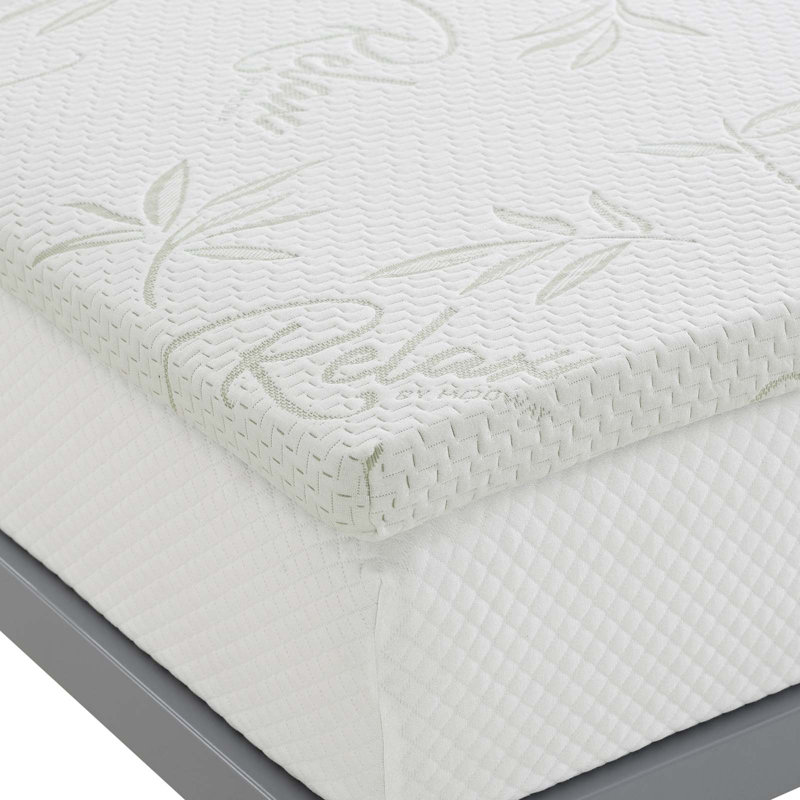 Modway Relax 2" Queen Gel Memory Foam Mattress Topper