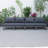 4-Piece Aluminum Patio Chairs With Cushions Aadon Collection-264969059