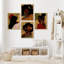 "Diverse Beauty Modern Women Earth Tones Modern Artwork Minimalist Wall Art Decor" 4 pièces-101519853-101519855