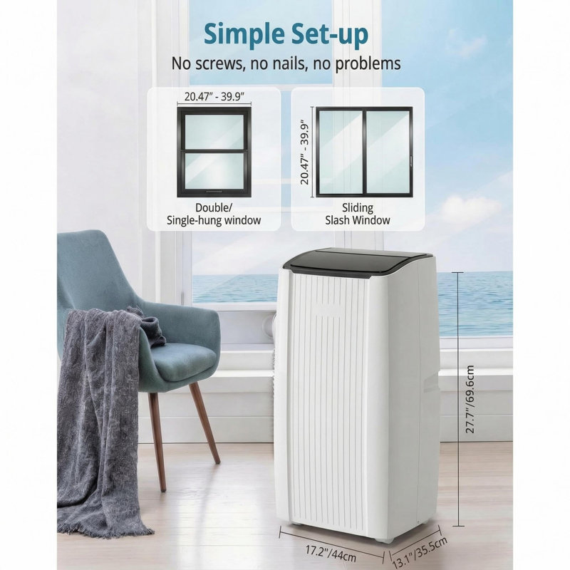 Climatiseur portatif 14 000 BTU 5-en-1