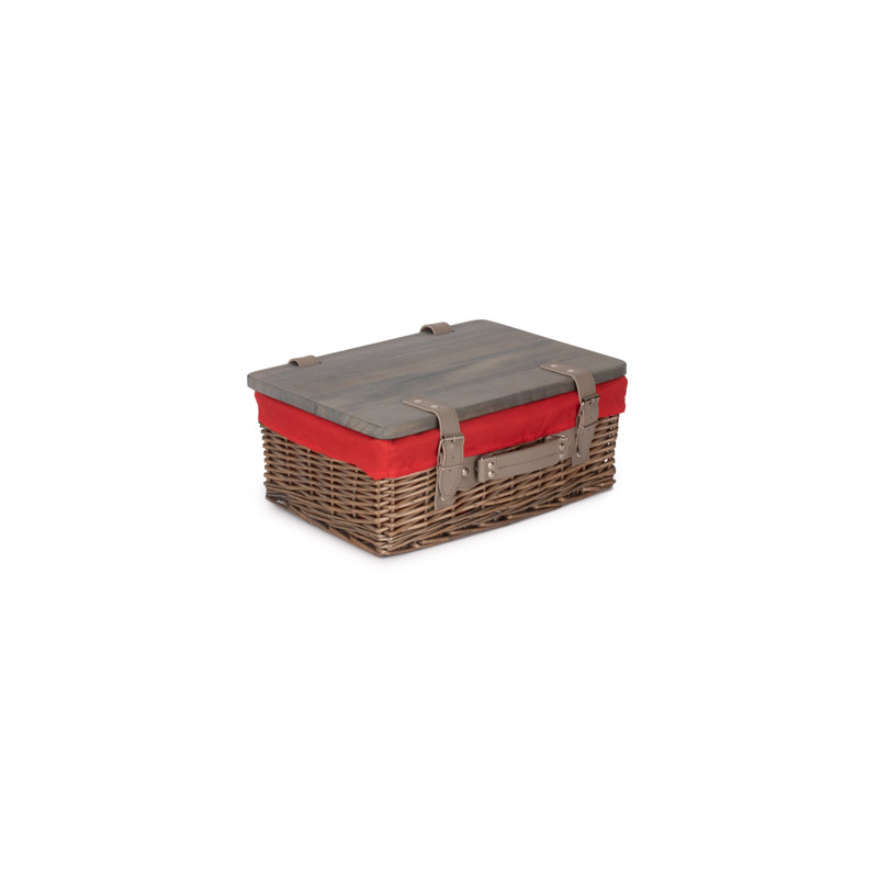 Wicker Gift or Storage Hamper with Lining