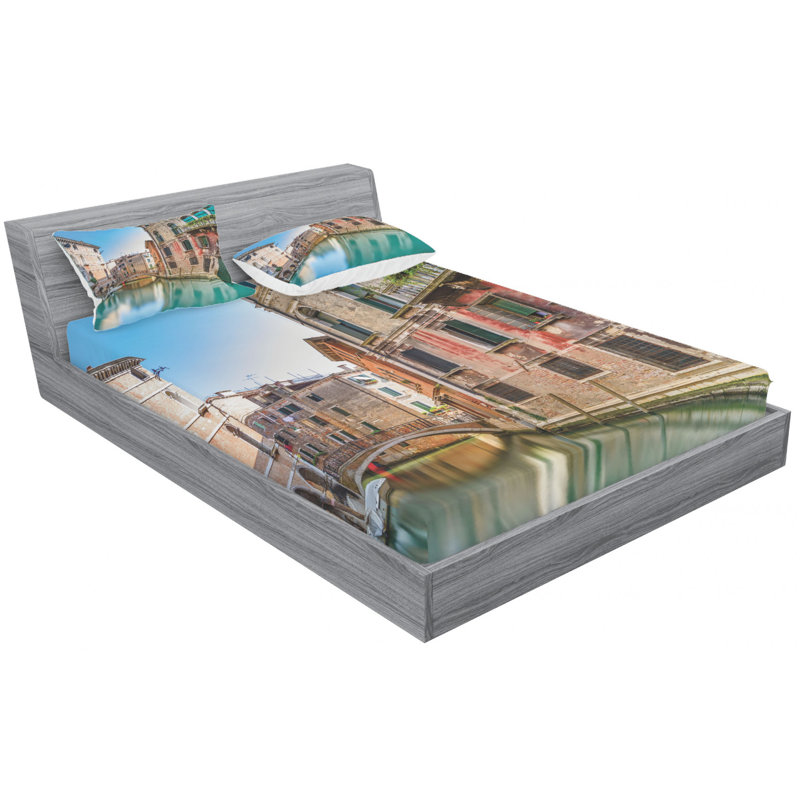 Microfiber Sheet Set, Full Sheet Set with Fitted Sheet