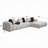 Manilla Sectional Sofa W/8 Pillows