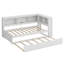 Lit de jour avec lit gigogne, armoires de rangement et ports USB-321381041