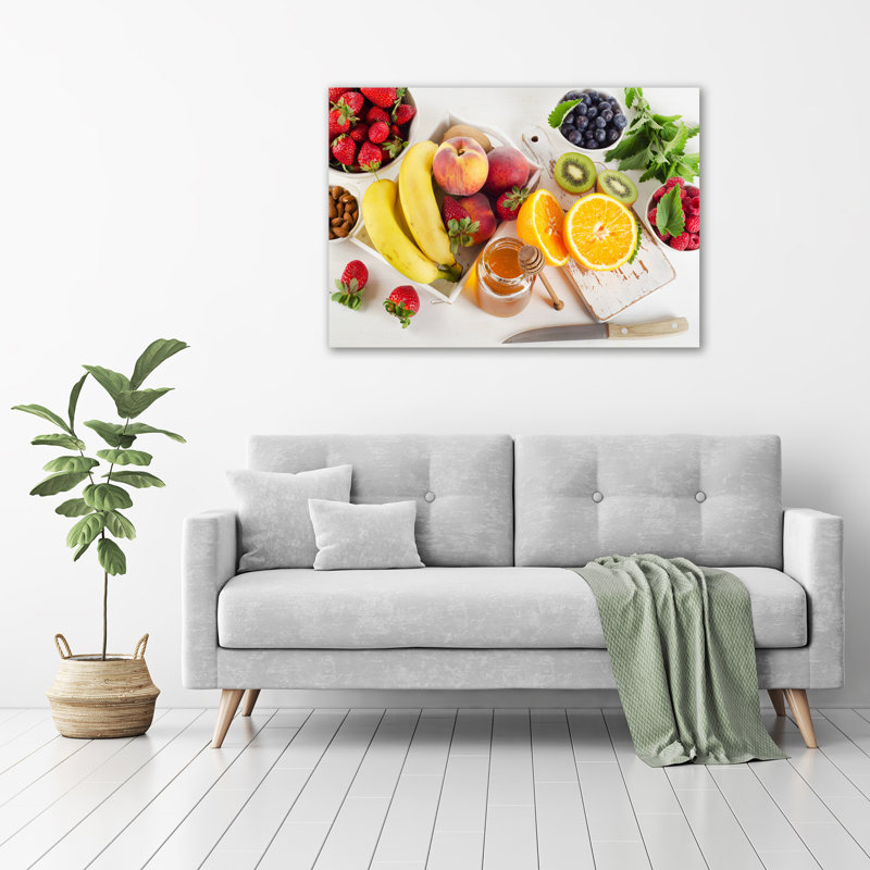 Fruit And Honey - Unframed Art Prints on Glass