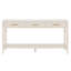 Console de 60 pouces peinte avec 3 tiroirs et une tablette de rangement, idéale pour l'entrée, le couloir et le salon-747250206