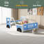 Lit plateforme classique avec roulettes en forme de voiture-1000725734